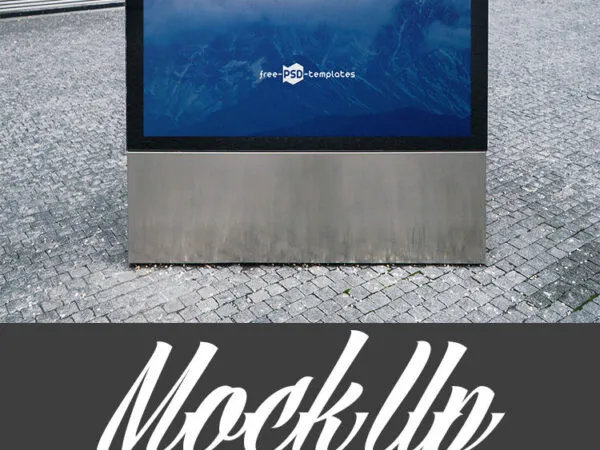 Three Standing Single Rectangle City Poster Mockups 1