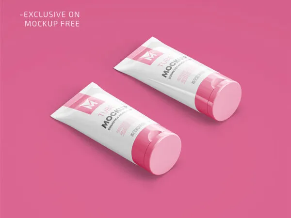 Three Tube with Flip Top Cap Mockups 1