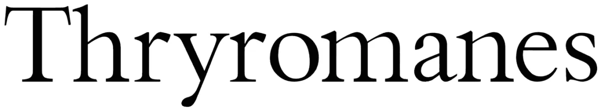 Thryromanes Font 1