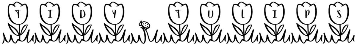 Tidy Tulips Font 1