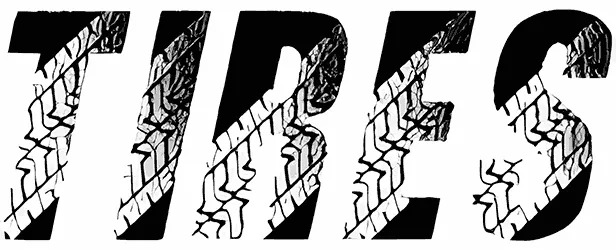 Tires Font 1