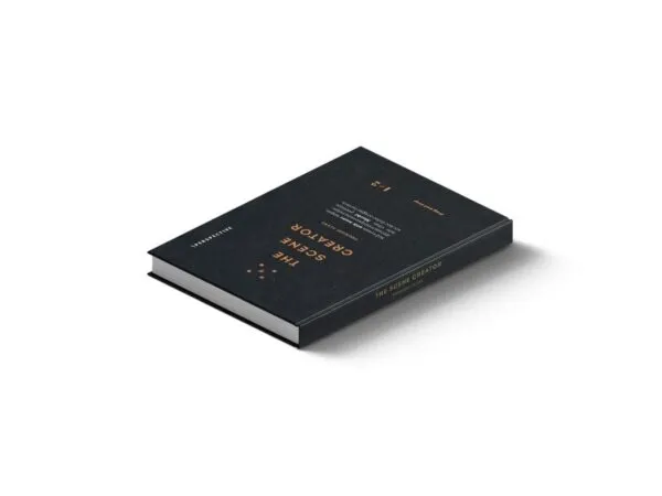 Top Side View of Closed Book Mockup 1