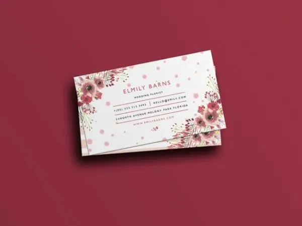 Top View Business Card Template 1