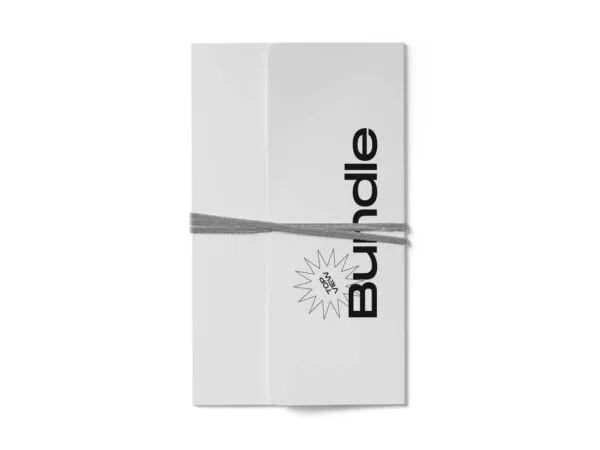 Top View Closed Envelope with String Mockup 1