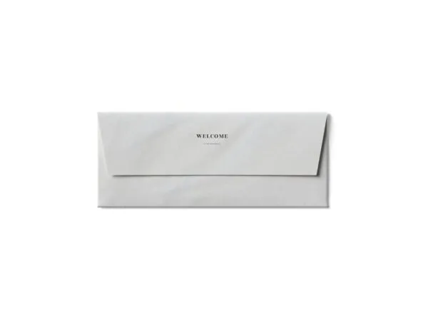 Top View Rectangle Closed Envelope Mockup 1