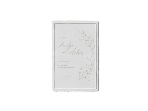 Top View Rectangle Handmade Paper Mockup 1