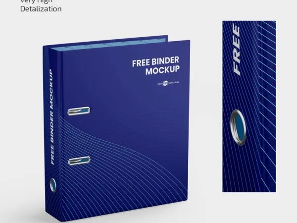 Top View of 3 Corporate Binder Mockups 1
