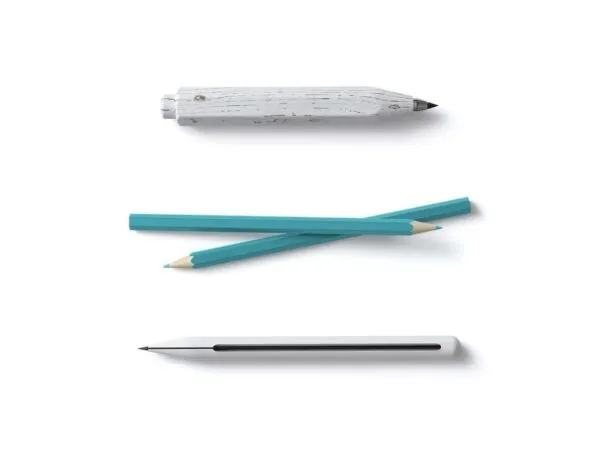 Top View of Pencils Mockup 1
