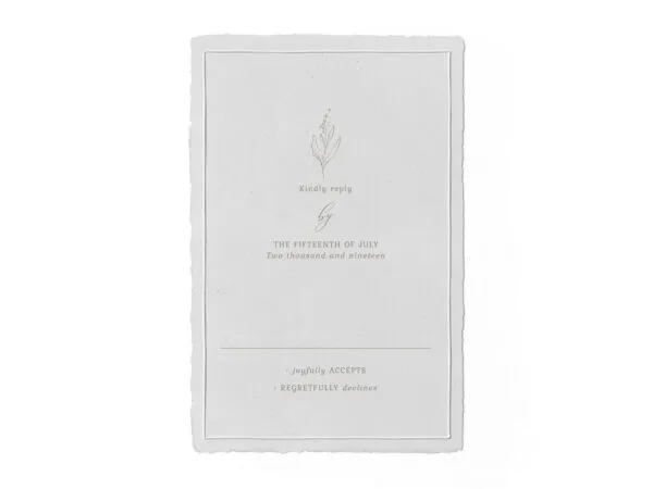 Top View of a Handmade Vertical Paper Mockup 1