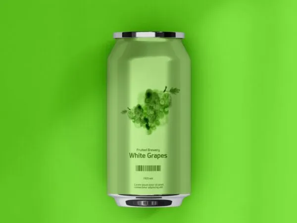 Top View of a Soda Can Mockup 1