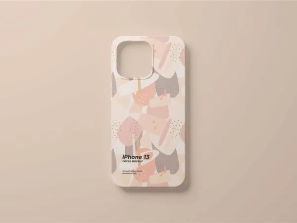 Top View of iPhone 13 Pro Cover Mockup 1