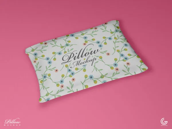 Top view of Cute Pillow Mockup 1