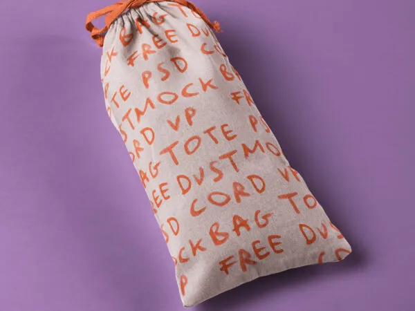 Tote Bag Mockup in Perspective View 1