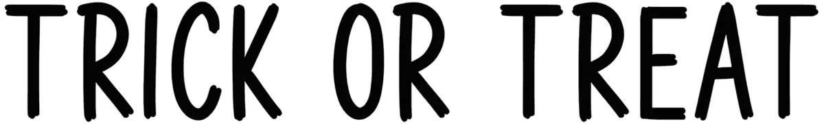 Trick Or Treat Font 1