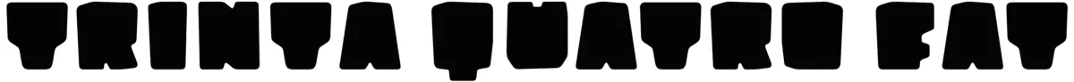 Trinta Quatro Fat Font 1