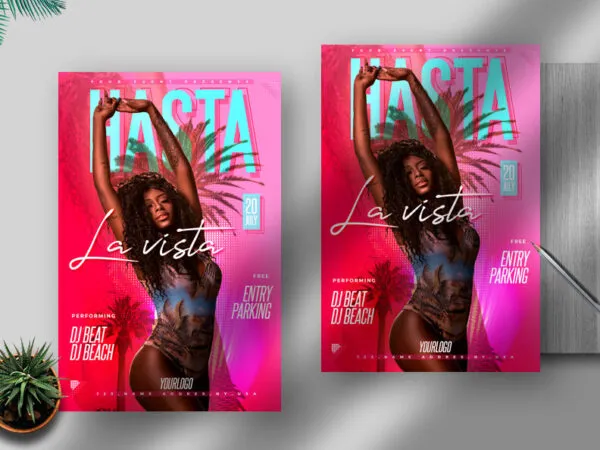 Tropical Dance Flyer Template 1