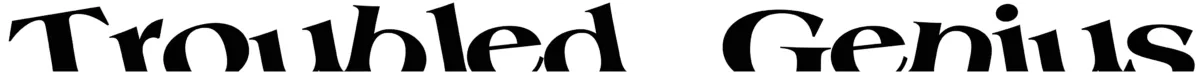 Troubled Genius Font 1