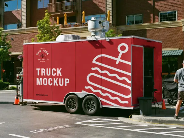 Truck Trailer Mockup 1