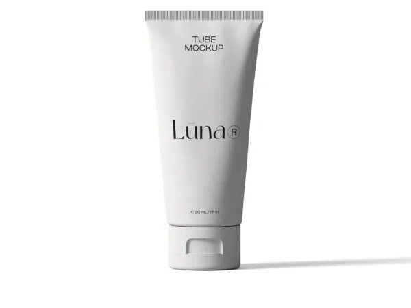 Tube Mockup in Front View 1