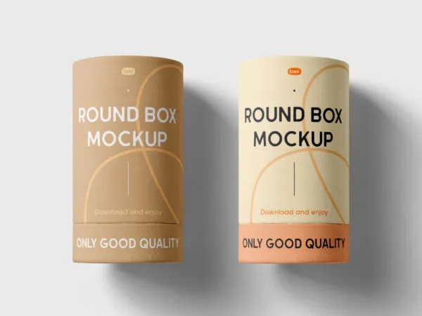 Tube Packaging Box Mockups 1