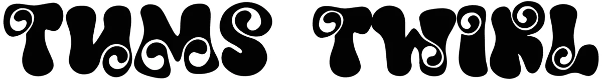 Tums Twirl Font 1
