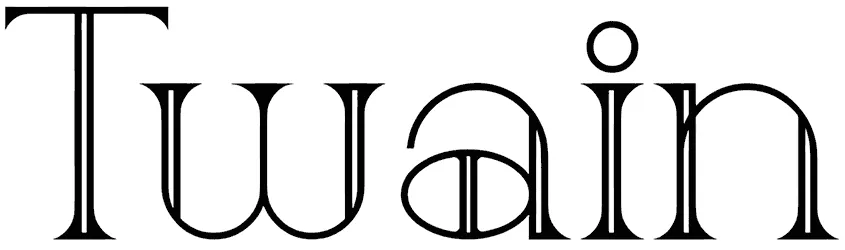 Twain Font 1