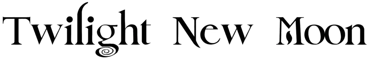 Twilight New Moon Font 1