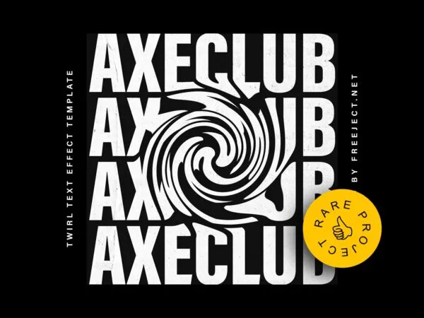 Twirl Damage Text Effect 1