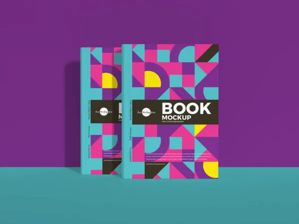 Two Books for Cover Branding Mockup 1