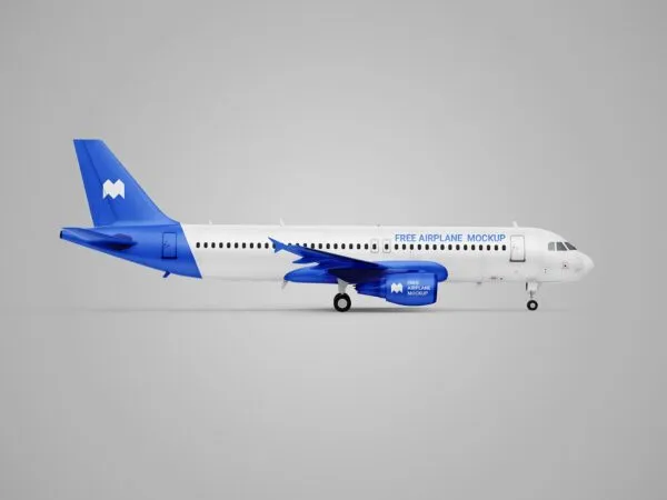 Two Different View of an Airplane Mockup 1