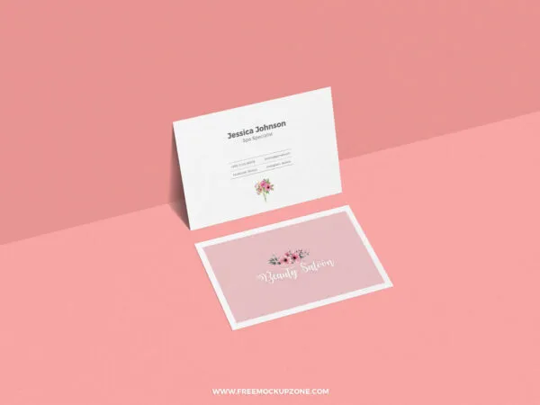Two Horizontal Business Cards Mockup 1
