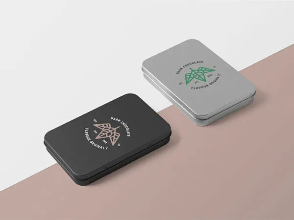 Two Metal Boxes Mockup 1