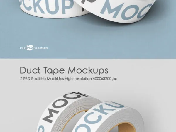 Two Mockup of a Couple of Duct Tape 1