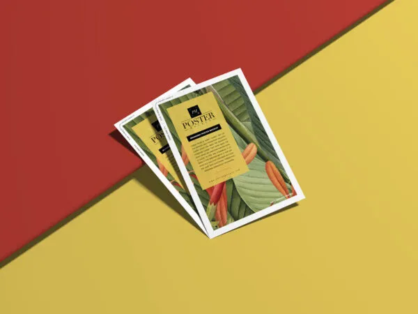 Two Posters Mockup Above Each Other 1