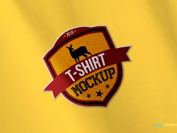 Two Round Neck Entire Designable T Shirt Mockups 1