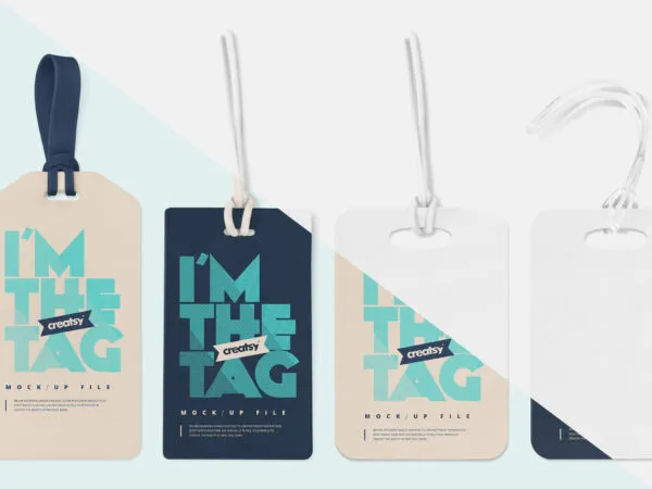 Two Set of Cool Tag Mockups 1