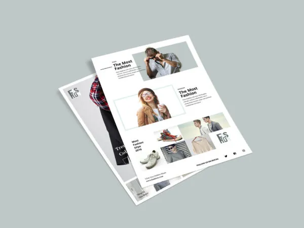 Two Standard Size Flyers Mockup 1