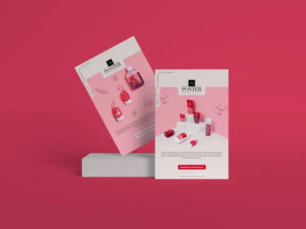 Two Standing Posters Mockup 1