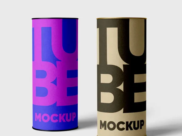 Two Tube Packaging Mockups 1