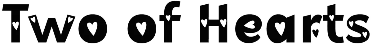 Two of Hearts Font 1