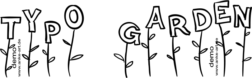 Typo Garden Font 1