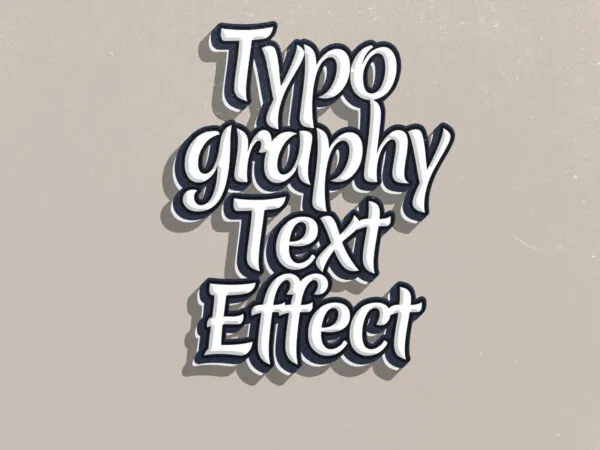 Typography Text Effect 1