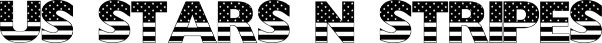 US Stars N Stripes Font 1