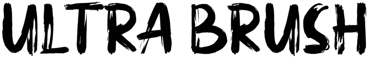 Ultra Brush Font 1