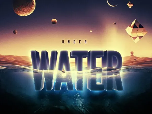 Underwater Text Effect 1