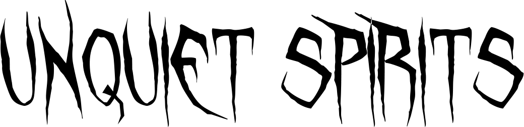 Unquiet Spirits Font 1