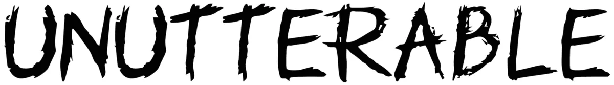 Unutterable Font 1
