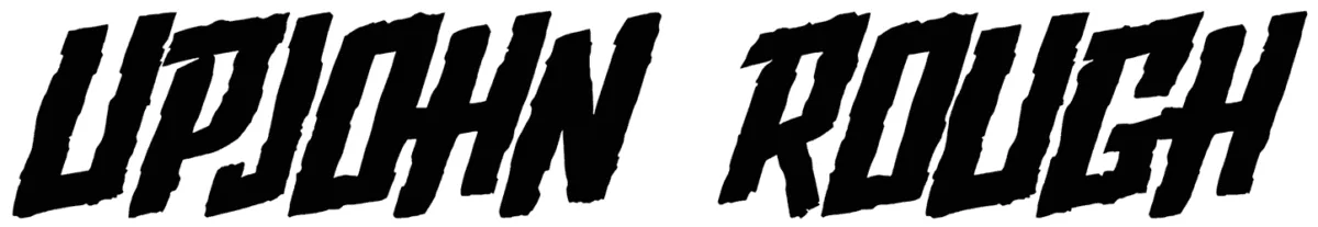 Upjohn Rough Font 1