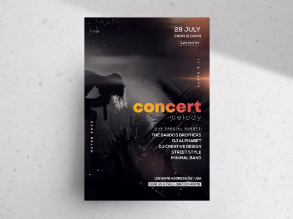 Urban Concert Flyer Template 1