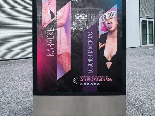 Urban Cool Karaoke Flyer Template 1